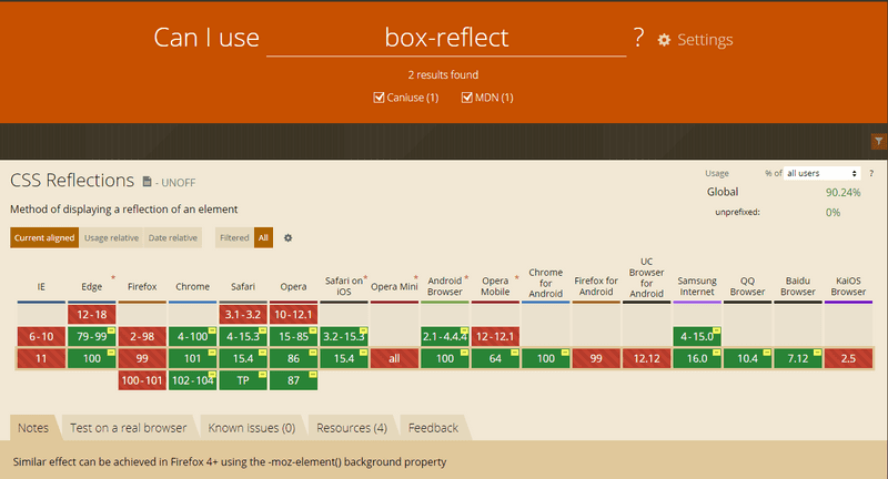 caniuseboxreflex